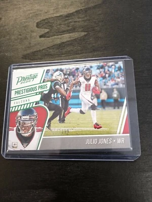 Julio Jones 2020 Prestige Prestigious Pros #PP-JJ ( Falcons )  green 157/199 - Image 1 of 3