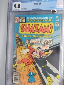 Shazam #28 (1977) CGC 9.0 Black Adam 1st since Golden Age Dwayne Johnson Movie - Picture 1 of 2
