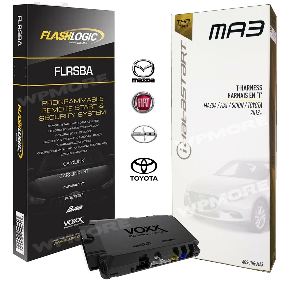 Flashlogic FLRSBA Remote Start Add On Module 3X LOCK PTS Mazda FIAT 2013 & UP - Image 1 of 1