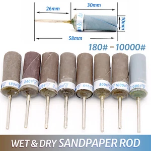 Wet Dry Sandpaper Sanding Bar Rod Abrasive Stick For Dremel Rotary 180# - 10000# - Picture 1 of 15