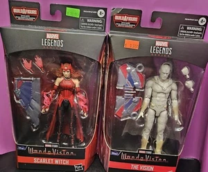 Lot of 2 - Marvel Legend Series Disney Plus Wandavision Vision / Scarlet Witch - Picture 1 of 6