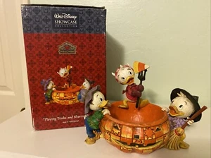 Jim Shore Disney PLAYING TRICKS & SHARING TREATS Halloween Huey Dewey Louie - Picture 1 of 19