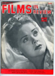 ALICE FAYE – STROTHER MARTIN – "FILMS IN REVIEW" MAGAZINE – NOVEMBER 1982 - Bild 1 von 2