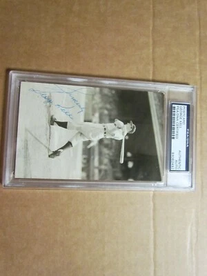George Kell Signed Postcard PSA Certified Encapsulated  - Image 1 of 4