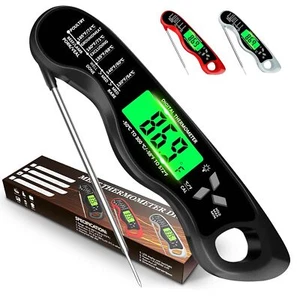 Termómetro de Cocina, IP67 Impermeable Termómetro Digital para Carne con Retroiluminación - Imagen 1 de 7