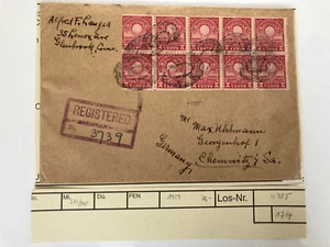 USA Brief Mi.317 MeF Stempel 8.8.1929 NEW YORK nach Chemnitz Stempel 19.8.29 - Bild 1 von 5