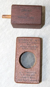 VINTAGE LYNCH'S JET TURKEY CALL WORLD CHAMPION SLATE WOOD LIBERTY MISS USA - Bild 1 von 4
