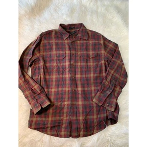 Camicia uomo Pendleton Bridger a quadri manica lunga lana cotone bottoni casual - Foto 1 di 7