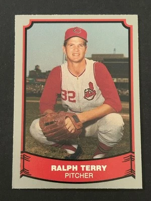 1988 Pacific Legends I #64 Ralph Terry Cleveland Indians - Image 1 of 2