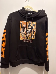 Haikyu Hoodie Size M Graphics Front And Sleeve - Picture 1 of 9