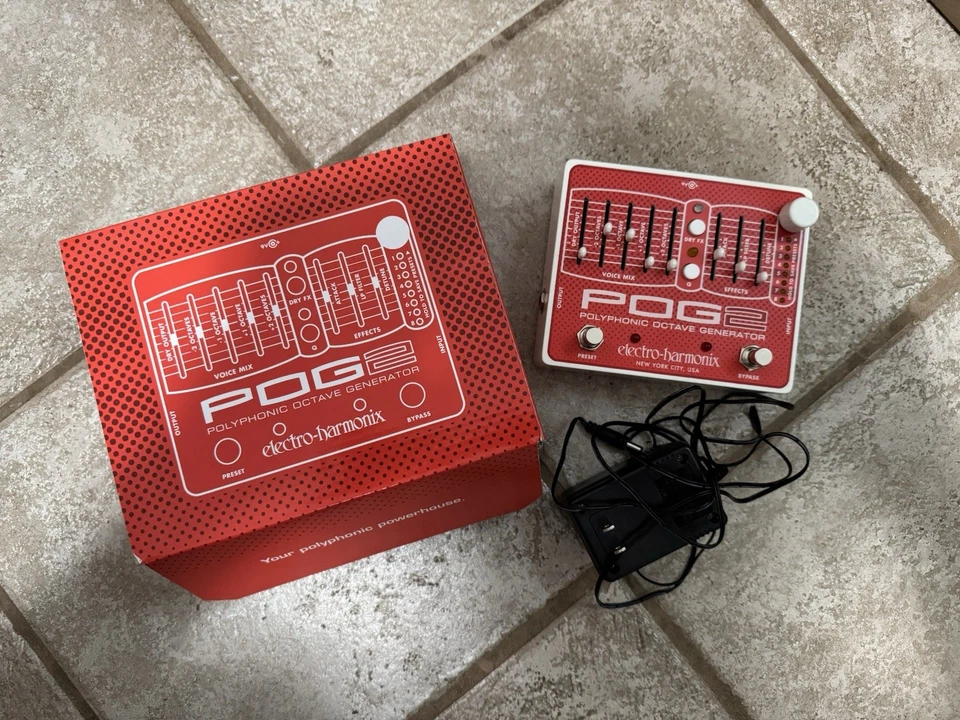 Electro-Harmonix POG2 Polifónico Octava Generador Guitarra Bajo Efectos Pedal Foto 1 de 1
