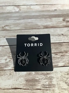 Torrid Sparkle Spider Earrings Never Worn - Picture 1 of 3