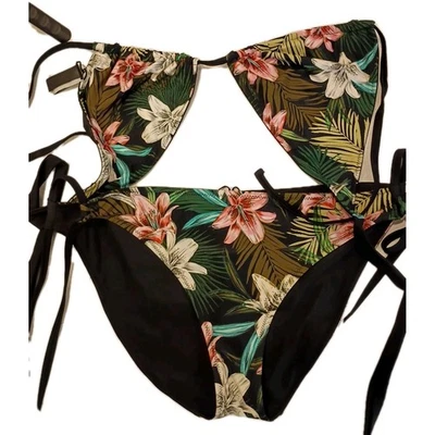 Hurley Women Floral bikini Set Size XXL - Image 1 of 4