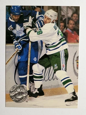 1991-92 Pro Set Platinum #176 Marc Bergevin - Image 1 of 2