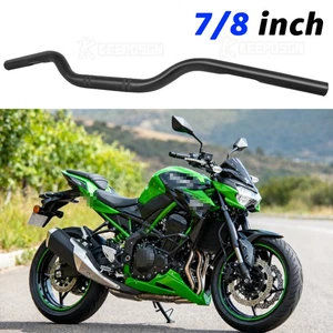 Motorcycle 7/8" Drag Bar Handlebar For Kawasaki Z500 Z650 Z750 Z800 Z900 Z1000 - Picture 1 of 7