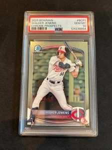 2024 Bowman - Chrome Prospects Walker Jenkins #BCP-43 (RC) - GEM MT 10 - Picture 1 of 2