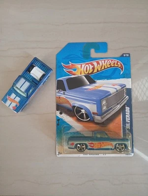 Hot Wheels 83 Silverado Racing azul lote de 2 Foto 1 de 4