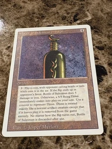 BOTTLE OF SULEIMAN Magic the Gathering MTG Revised MP - Picture 1 of 2