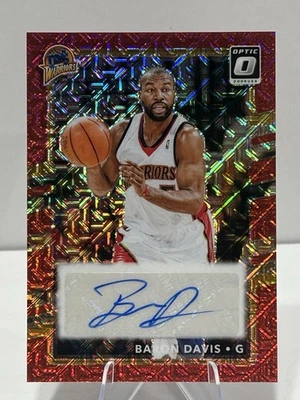 2024-25 Panini Optic Donruss Baron Davis Retro Signature Series Red  RSS-DVS - Image 1 of 3