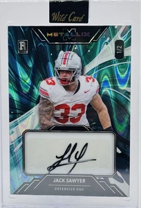 Jack Sawyer 2025 Wild Card Metallix Rookie Auto /2 Pittsburgh RC - Picture 1 of 2