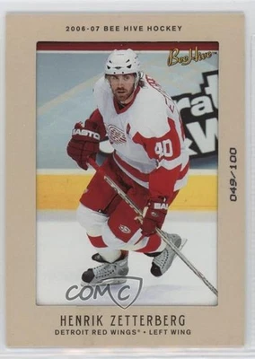 2006-07 Upper Deck Bee Hive Matte /100 Henrik Zetterberg #64 - Image 1 of 2