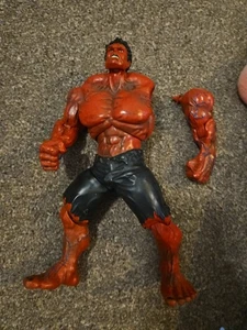 Red Hulk Action Figure Damaged - Picture 1 of 5