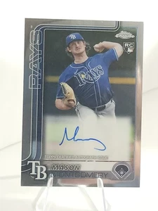 2025 Topps Chrome Mason Montgomery Rookie Auto RC Rookie #RA-MMO Rays - Picture 1 of 2