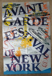 Avant Garde Festival Poster 15th Annual Autograph Spider Webb  Envelope 1980 NY - Picture 1 of 12