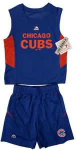 Chicago Cubs Child Sleeveless T-Shirt & Shorts 2 Piece Set - Picture 1 of 1