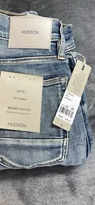 HUDSON Men's Zack Refined Vintage Denim Jeans-Size 30x34 NWT National - Picture 1 of 7