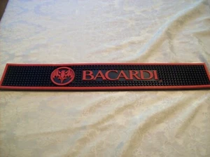 BACARDI BAR MAT 22.5 " X 3.5: " NEW NEVER USED - Picture 1 of 8