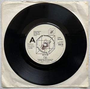 T. REX / MARC BOLAN 'Hot Love / Get It On' 1976 UK promotional reissue 7" vinyl - Picture 1 of 2