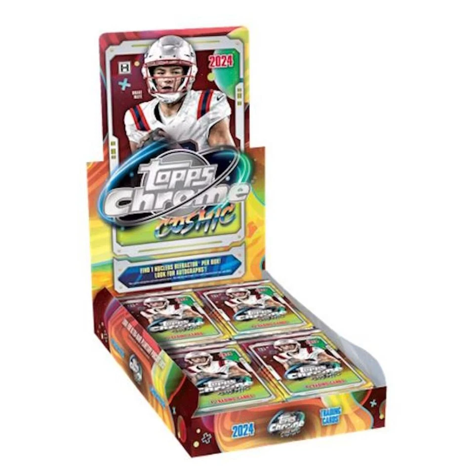 2024 TOPPS COSMIC CHROME FOOTBALL HOBBY BOX (80 Cards) Brand New Factory Sealed - Image 1 of 1