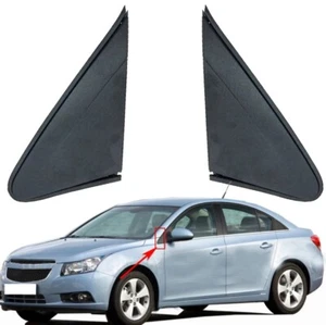 2pcs Left Right Front Rearview Mirror Molding Triangle Trim Cover For Cruze - Picture 1 of 5