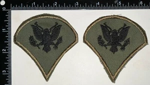 Vietnam War US Army SP4 Specialist 4th Spec 4 Jungle Tropical Twill Rank Patch - Picture 1 of 2