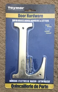 Taymor Elegant Messing 6" Hausbuchstaben Massiv Messing Buchstabe L New Old Stock - Bild 1 von 1