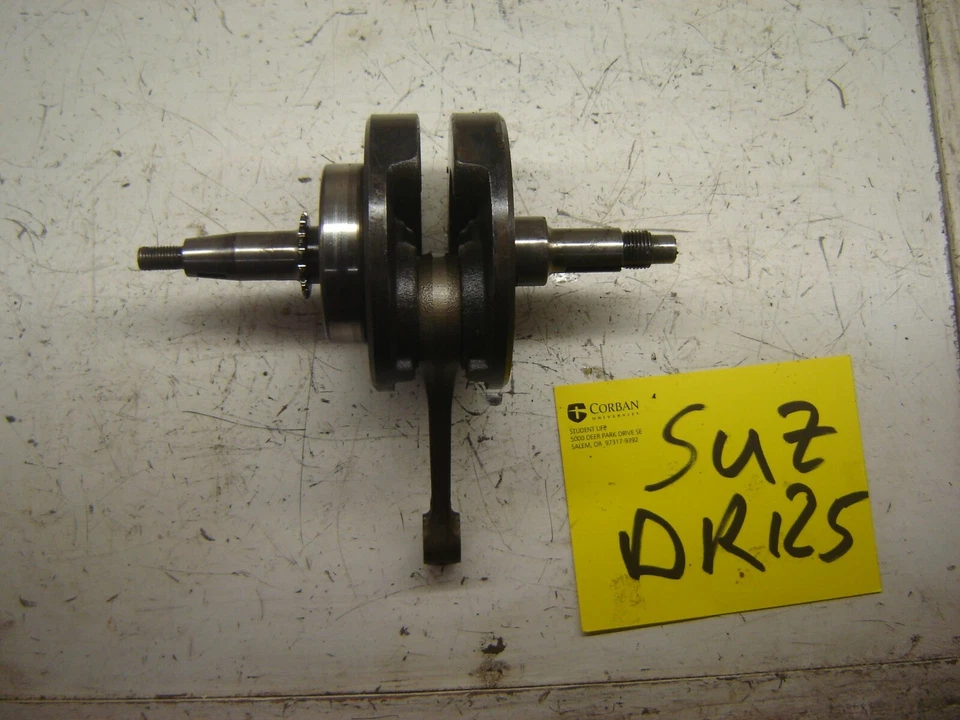 SUZUKI DR125 DR 125 CRANKSHAFT AND ROD 1982 1983 1984 — 第 1/1 张图片