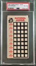 1967 TOPPS PUNCH-OUTS JOE MORGAN PSA 4 HOUSTON ASTROS TEST ISSUE