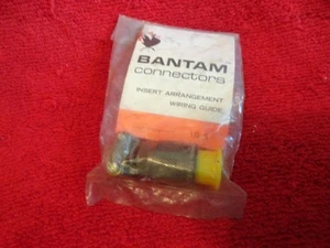 BURNDY BANTAM MALE CANNON CIRCULAR PLUG CONNECTOR P/N BT06AC10-6P - Picture 1 of 7
