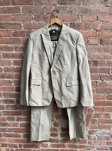 Dries Van Noten Men’s Suit, Fits Sz 50, Khaki 100% Cotton - Picture 1 of 16