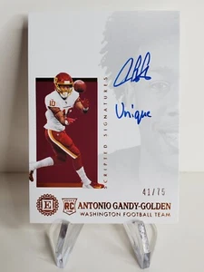 2020 Panini ENCASED NFL "ANTONIO GANDY-GOLDEN" /75 SCS-AA ROOKIE AUTOGRAPH!🔥 - Picture 1 of 9
