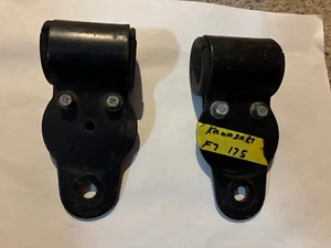 1973-1975 KAWASAKI F7 175 HEADLIGHT HEAD LIGHT LAMP FORK MOUNTING BRACKETS - Picture 1 of 3