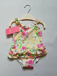 NEU MIT ETIKETT BABY MÄDCHEN GÄNSEBLÜMCHEN MONSUN BADEANZUG GRÖSSEN 0-3/3-6/6-12 & 12-18 MONATE B 15 - Bild 1 von 6