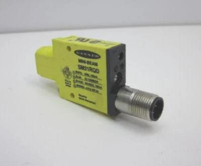 Banner SM31RQD Mini Beam Sensor, Opposed Receiver, Infrared w/ Minor Damage - Image 1 of 4