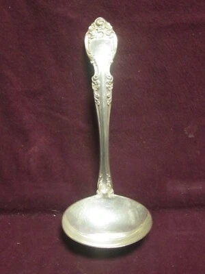 Cucharón de plata de ley Gorham MELROSE 1948 GRAVY 6 3/8" 70 g sin mono    Foto 1 de 4