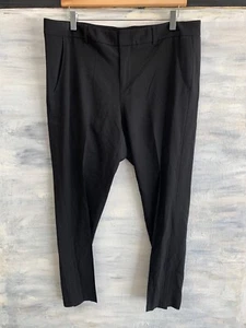 NWOT! VINCE. Crop Stretch Wool Blend Pants, 12 - Black - Picture 1 of 11