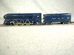 American Flyer #  350 - The Royal Blue Engine & Tender - for parts or to restore