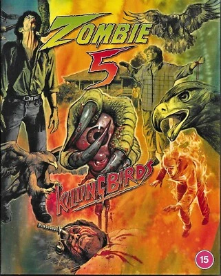 Zombie 5 Killing Birds Blu Ray (Lara Wendel) Region Free Inc Registered Post - image 1 of 3