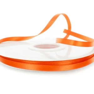 1/4in. Wide Orange Double Faced Satin Ribbon - 100 Yards (SR011028) - Picture 1 of 1