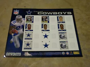 Vintage 2006 NFL Merrick Mint Dallas Cowboys Team Stamps Bledsoe - Jones - Owens - Picture 1 of 12